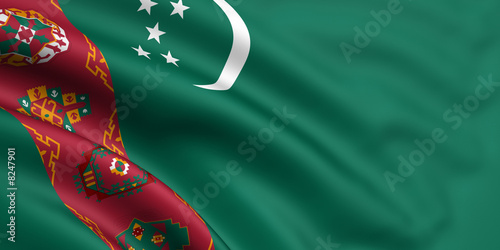 Flag Of Turkmenistan