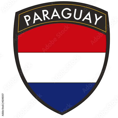 paraguay crest con bandiera