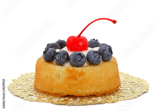 Fototapeta blueberry shortcake