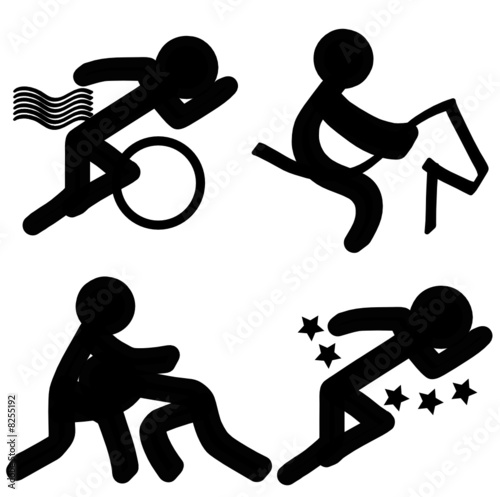 Sports Icons (Triathlon/Equestrian/Wrestling/Pentathlon)