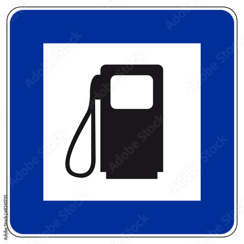 Tankstelle - Schild
