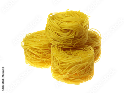 Three vermicelli nests