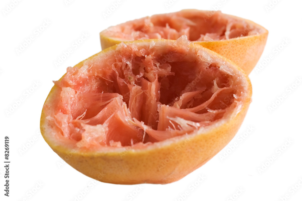 Sqeezed grapefruit Sqeezed grapefruit