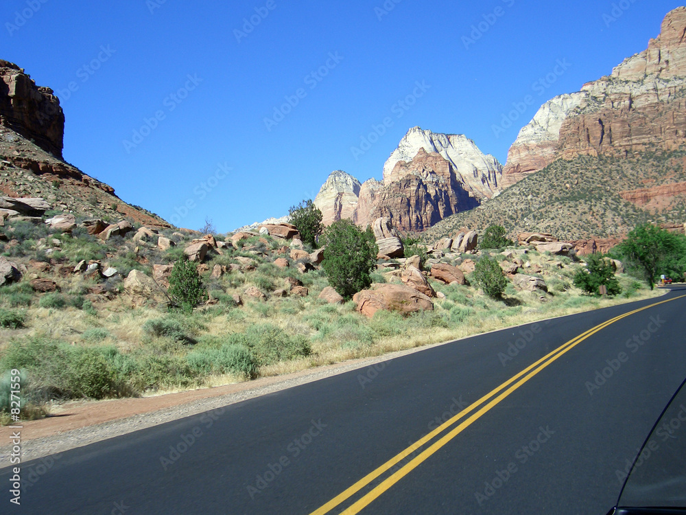 Naklejka premium Route 66 Bryce Canyon