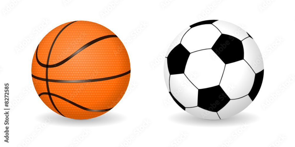 basketball vs. fussball