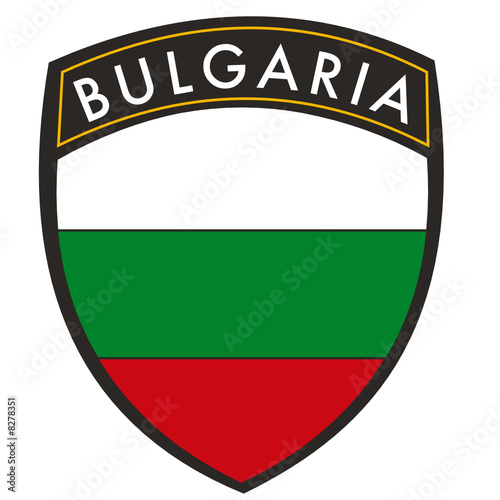 scudetto bulgaria con bandiera