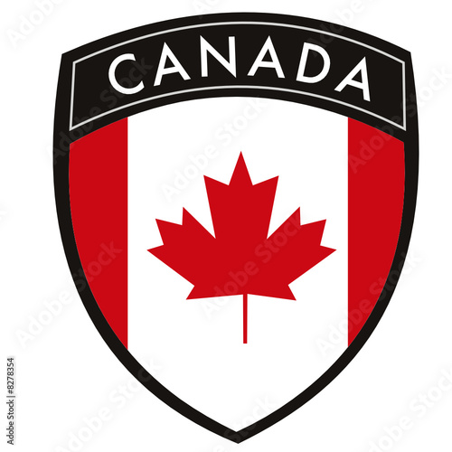 scudetto canada con bandiera