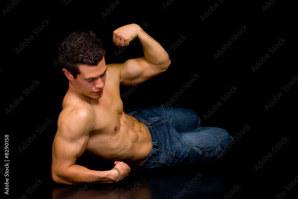 Body Builder, artistic pose Body Builder, artistic pose