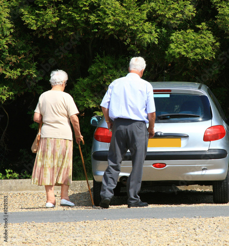 elderly couple