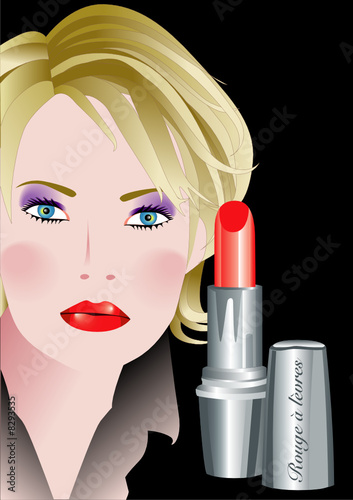 donna e rossetto