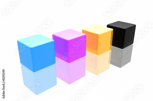 CMYK cubes