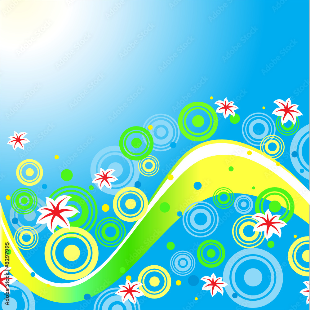 Sweet , summer background.Vector. Sweet , summer background.Vector.