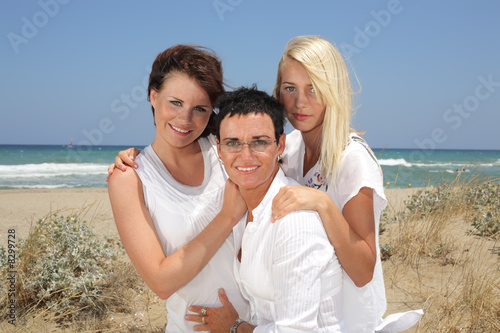 beautiful women on the beach