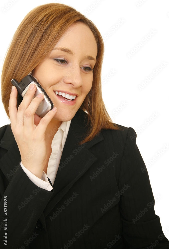 Business Woman Talking On The Phone
