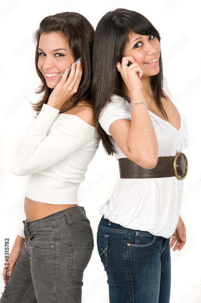 On the phone together On the phone together