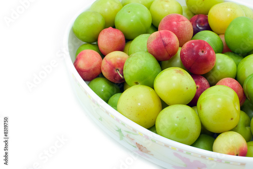 Red Green Plums