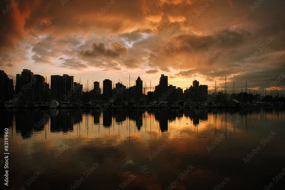 Sunset in Vancouver