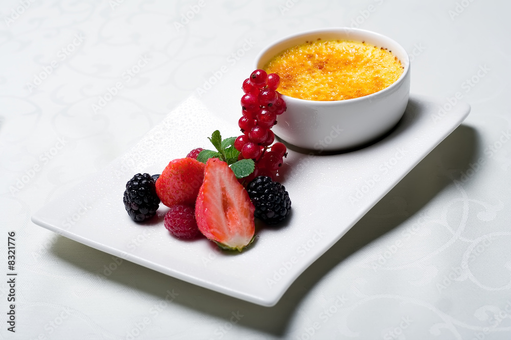 Creme Brulee - delicious dessert Creme Brulee - delicious dessert