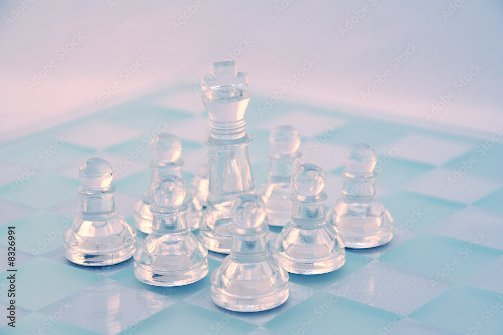 glass chess game glass chess game