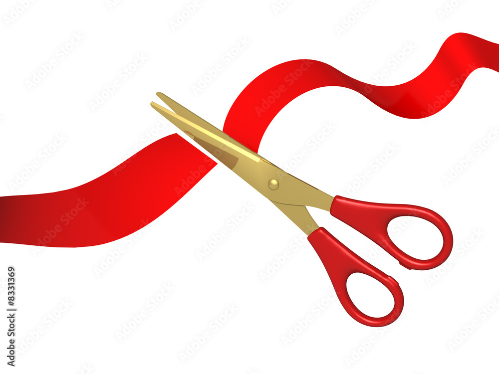Tape and scissors Tape and scissors
