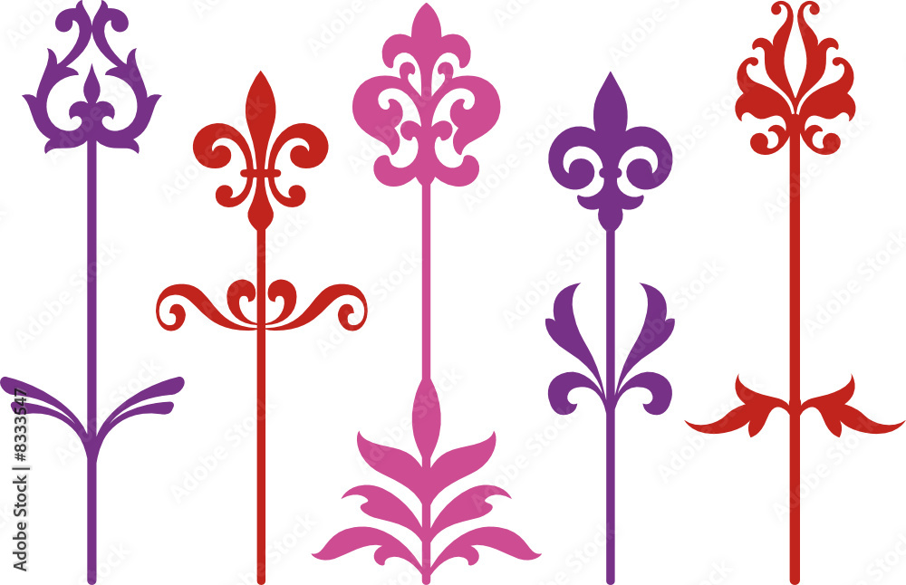 ornamental baroque flowers ornamental baroque flowers