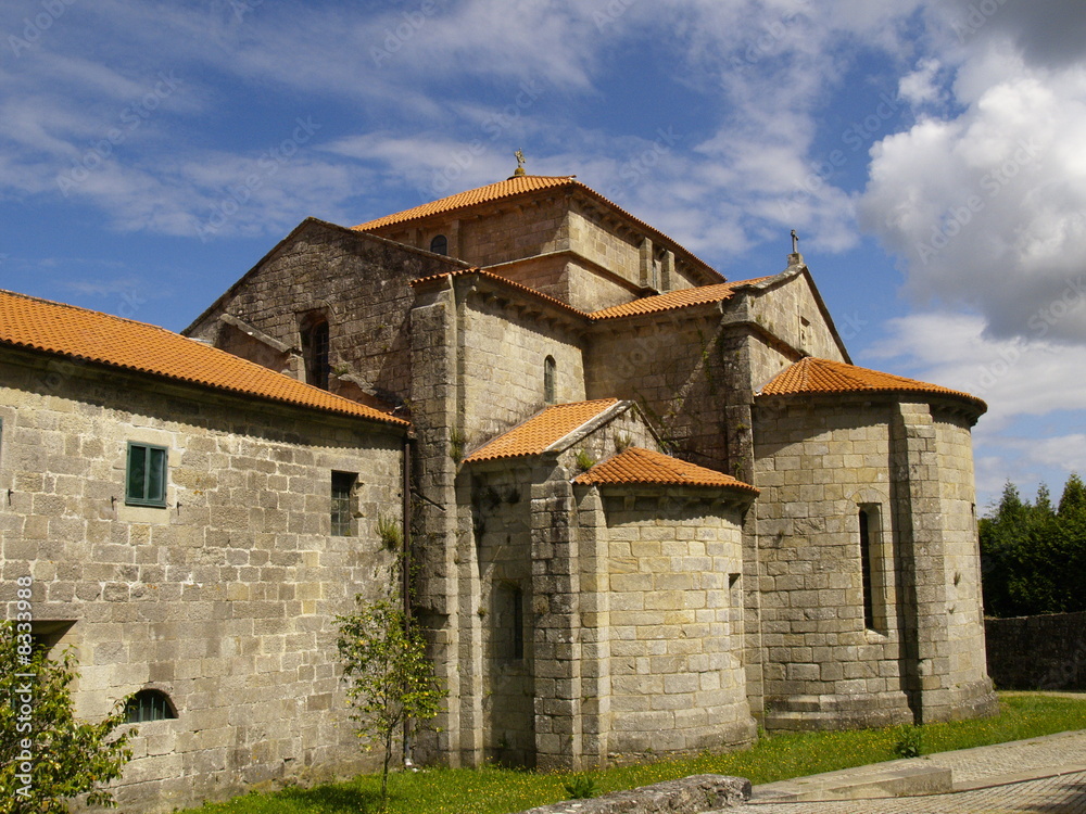 Iglesia del monasterio de Armenteira en Pontevedra