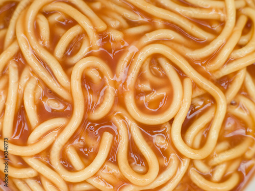 Картината върху платно Spaghetti in Tomato Sauce