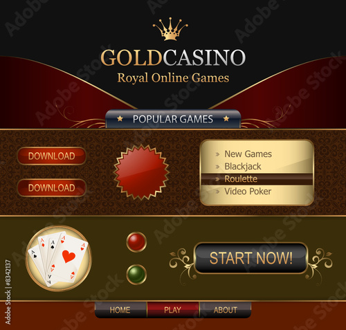 Online Casino Web template Elements