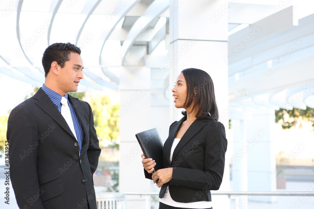 Diverse Business Team at Office Building Diverse Business Team at Office Building