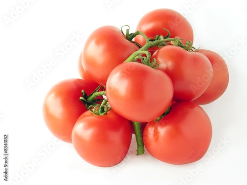 bunch of red tomatoes