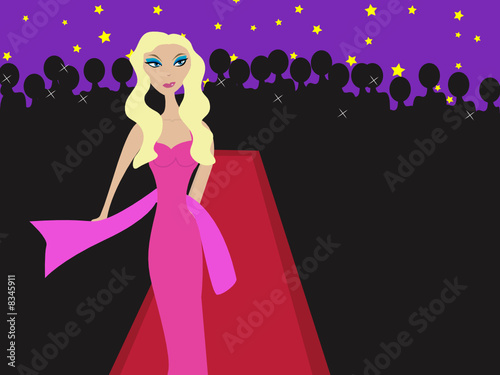 Superstar Celebrity Vector