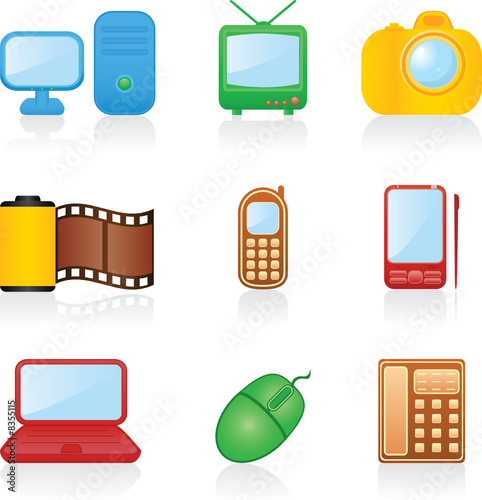 Icon set Media