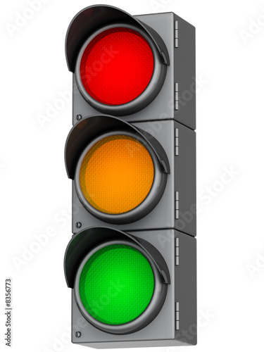3d traffic lights