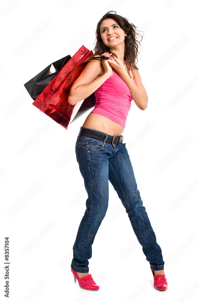 Sexy shopping girl Sexy shopping girl