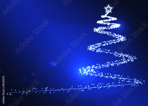 Blue Christmas Background
