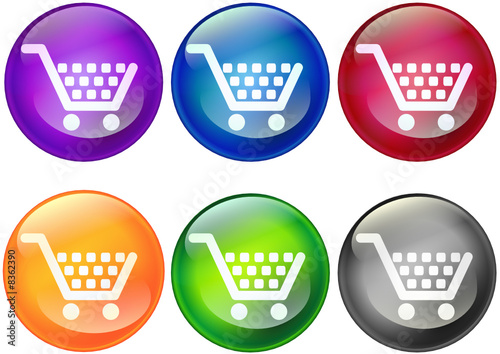 Shopping cart cristal ball collection