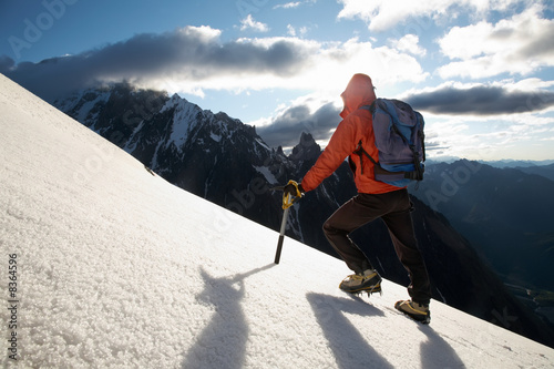 Mountain climber photo