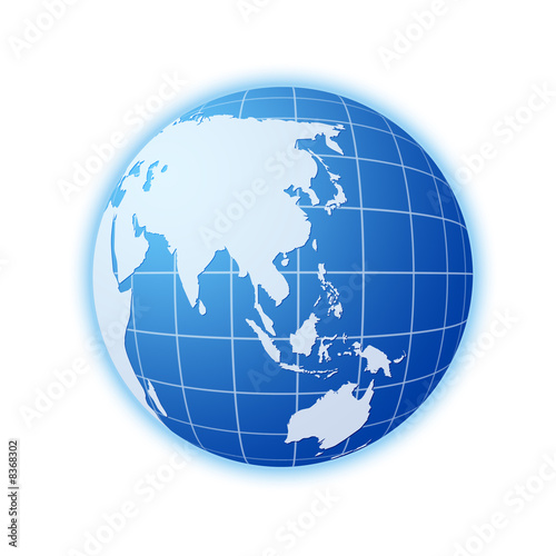 blue world globe 2