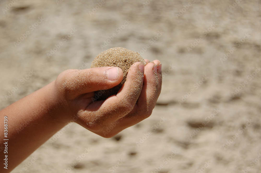 Child's hand