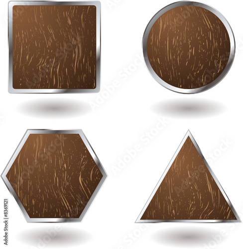 wood button variation