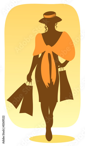 female shopping
