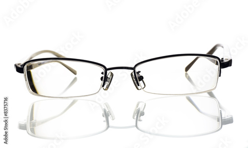 eyeglasses, spectacles isolated on white