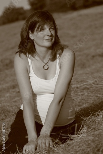 Schwangere Frau