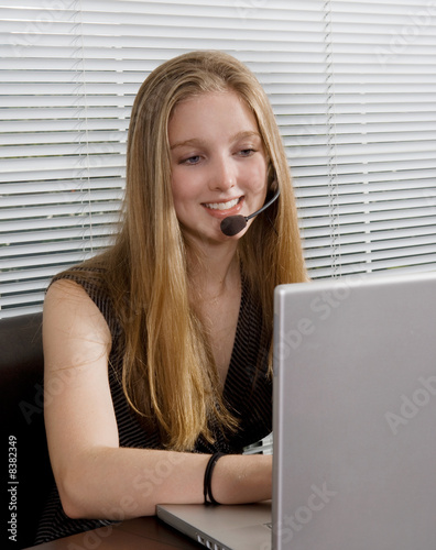 Quadro su tela Cheerful Customer Service