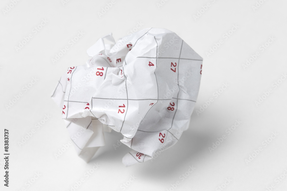Calendar paper ball Calendar paper ball
