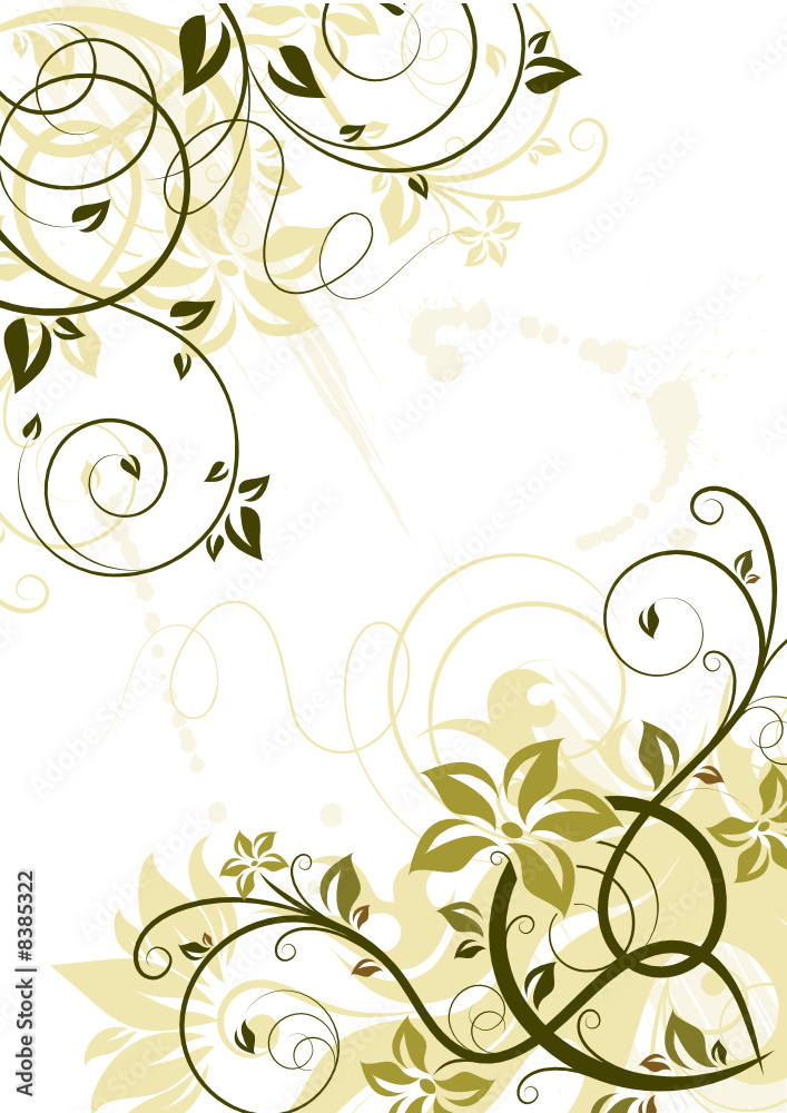 Floral abstraction Floral abstraction