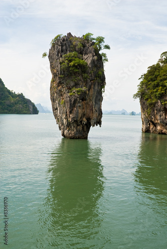 James Bond (Ko Tapu) island with reflection © MiklG