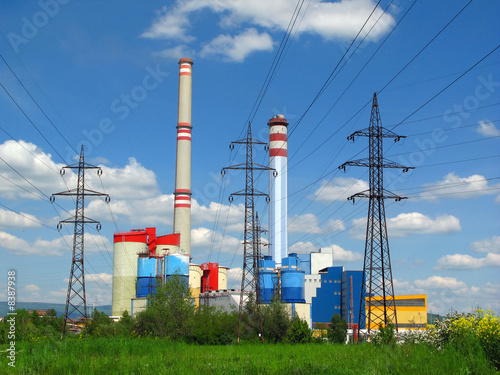 coal-burning power plant