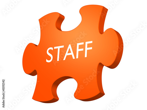 Staff Puzzle Button