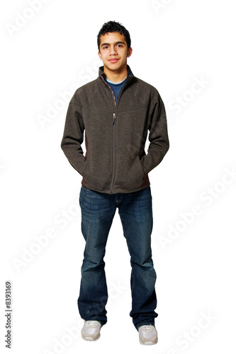 Isolated Teenager Standing